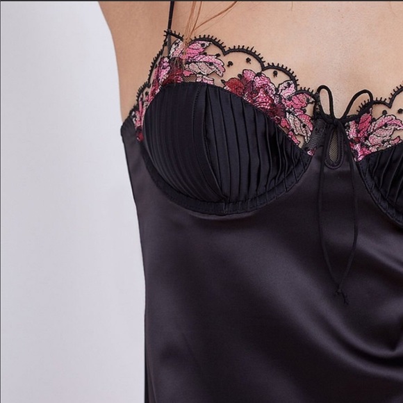 For Love and Lemons Black Juliet Slip Dress - Picture 4 of 6